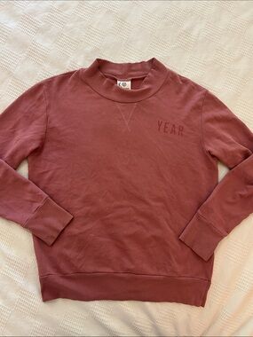 Year of Ours Men's Crewneck Sweatshirt - Rose Mauve size small